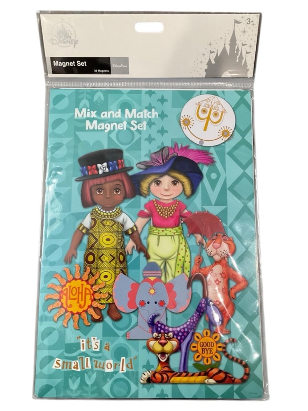 Disney It’s a Small World Mix and Match Magnet Set NWT